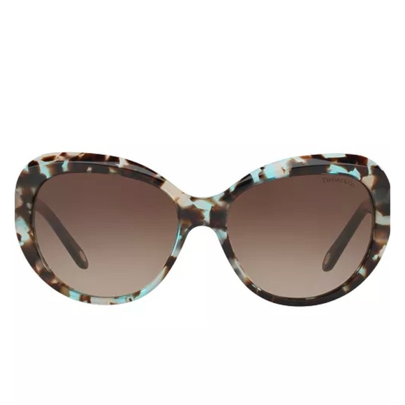 Authentic Tiffany & Co. Blue and Brown Sunglasses